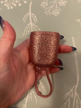 Glitter Rose Gold Pocketbac Holder